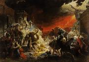 Karl Pavlovic Brullow The Last Day of Pompeii (mk22) Spain oil painting artist